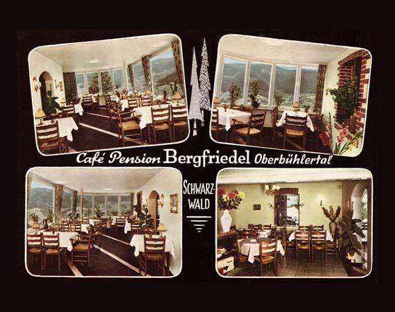 Historische Postkarte Bergfriedel von 1979